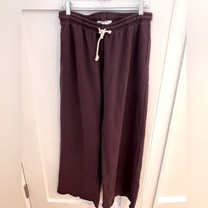 NWOT PerfectWhiteTee Hailey Structured Wide leg sweatpants